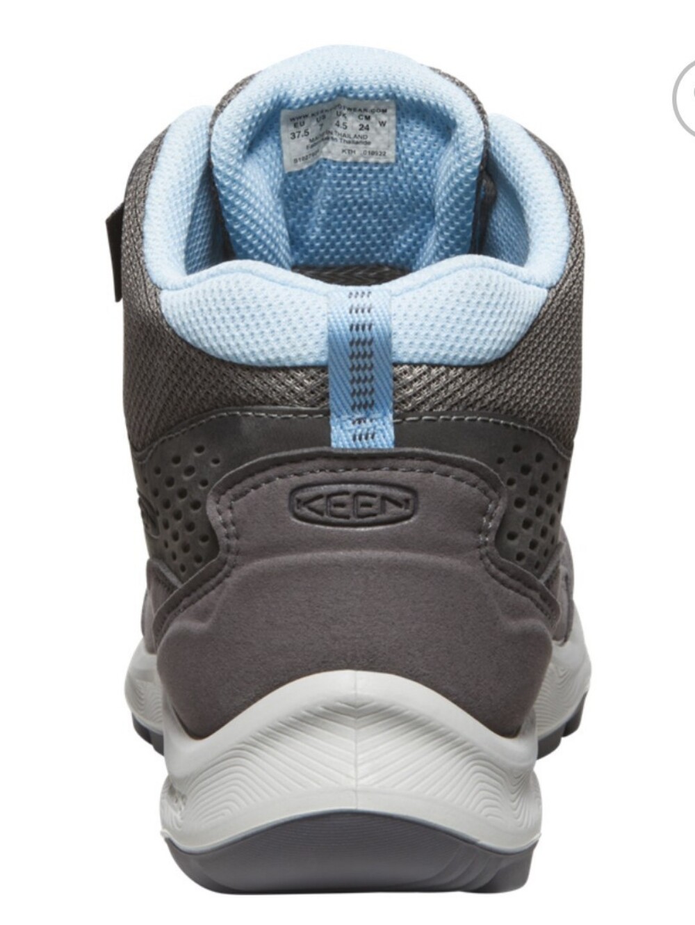 Keen terradora explorer waterproof hiking boot women Sz 7 M steel grey clear sky - Picture 4 of 13